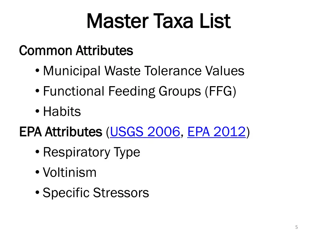 master taxa list master taxa list 1