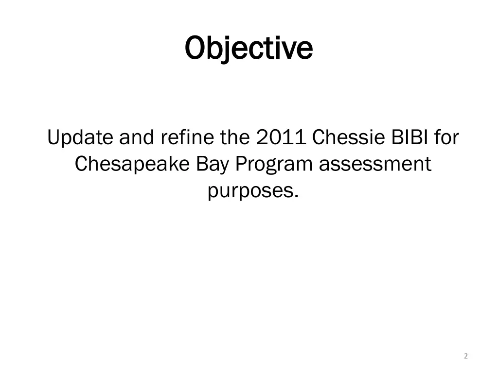 objective objective