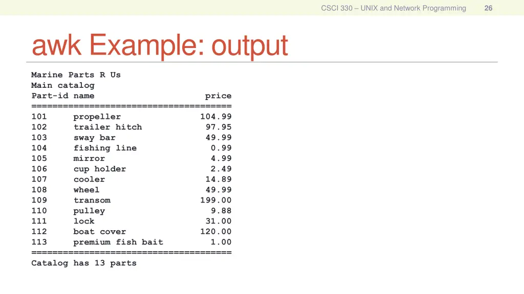 csci 330 unix and network programming 11