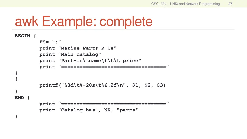 csci 330 unix and network programming 12
