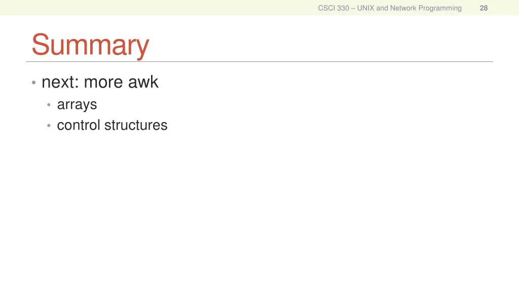 csci 330 unix and network programming 13
