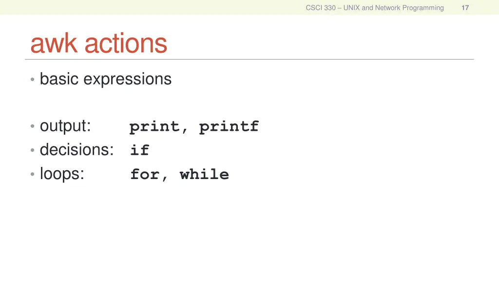 csci 330 unix and network programming 2