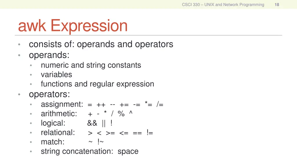 csci 330 unix and network programming 3