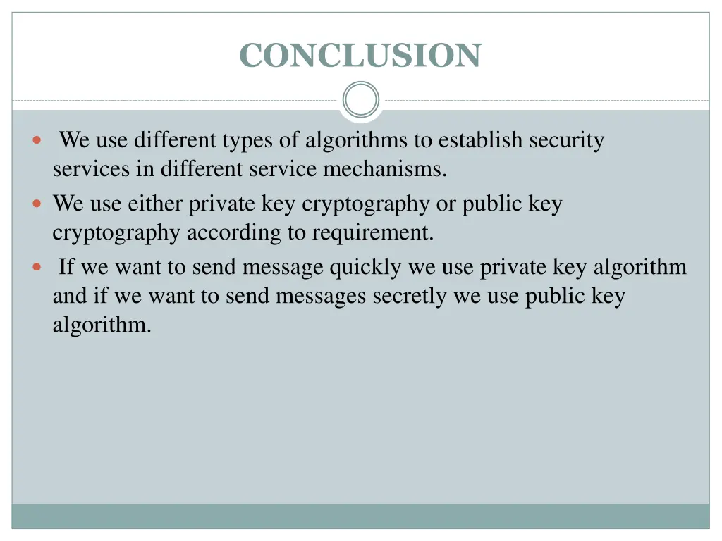 conclusion
