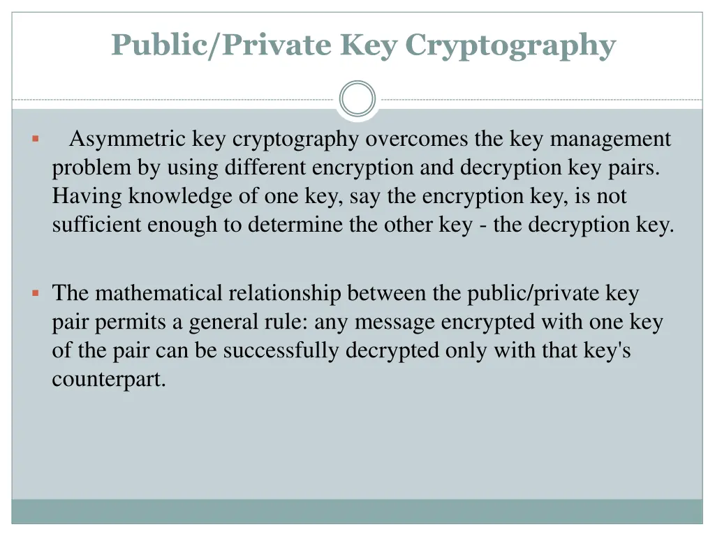 public private key cryptography