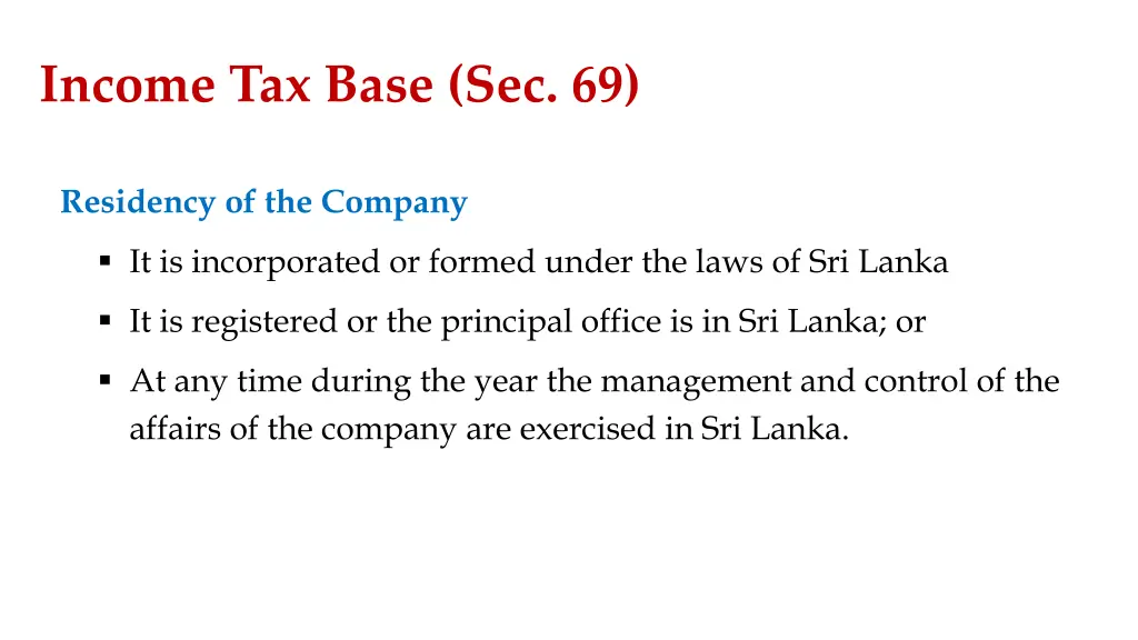 income tax base sec 69 1
