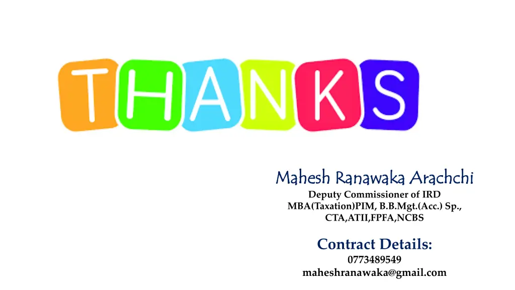 mahesh mahesh ranawaka ranawaka arachchi deputy