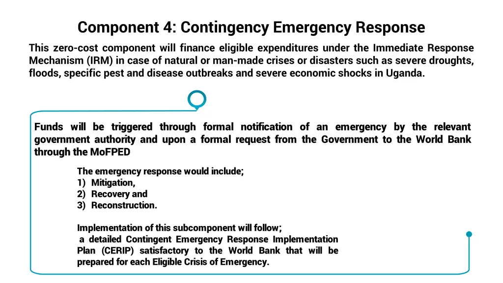 component 4 contingency emergency response this