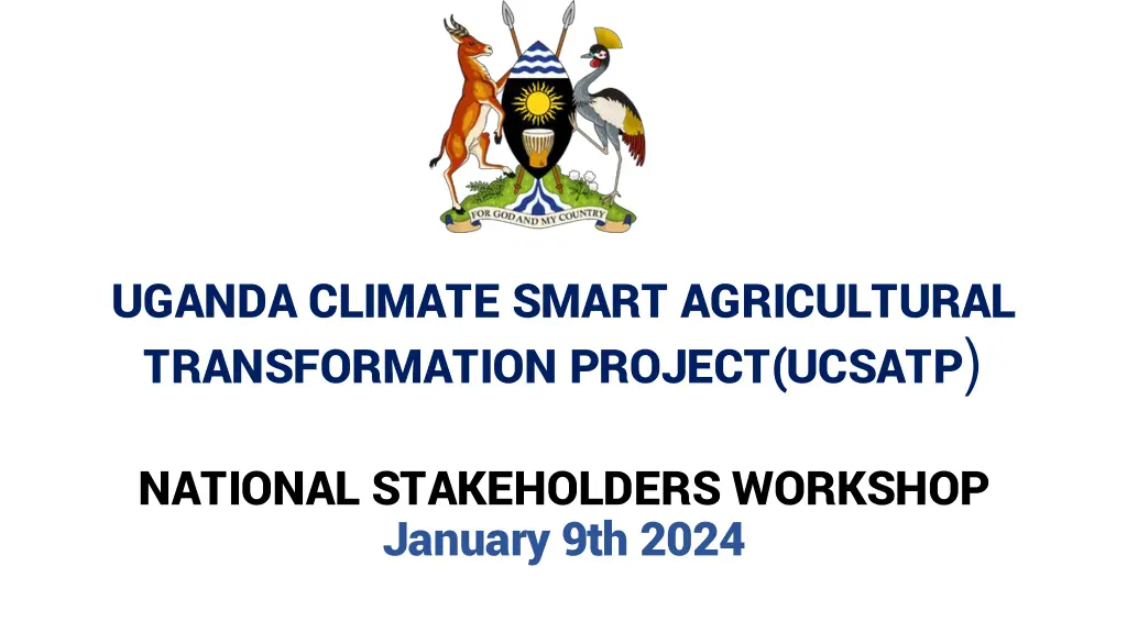 uganda climate smart agricultural transformation