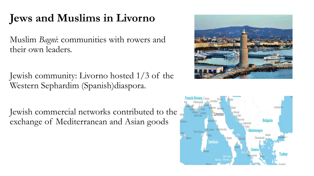 jews and muslims in livorno