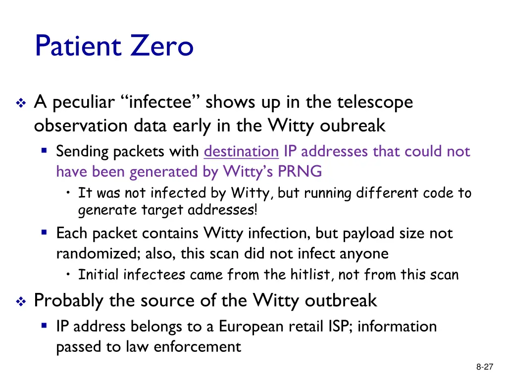 patient zero