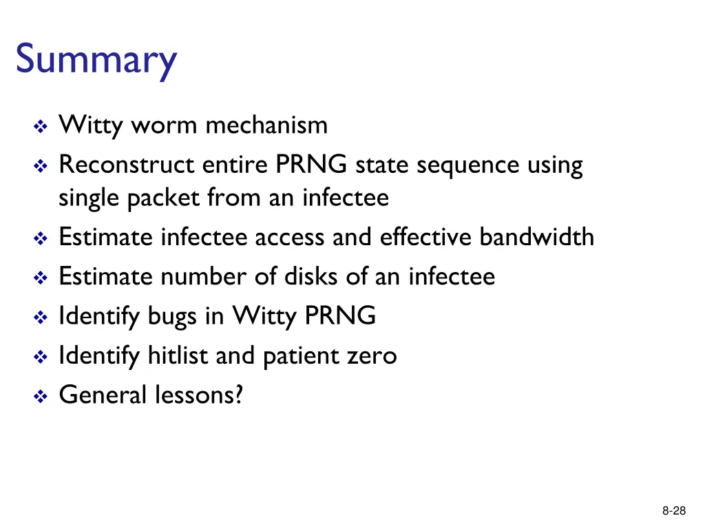 summary