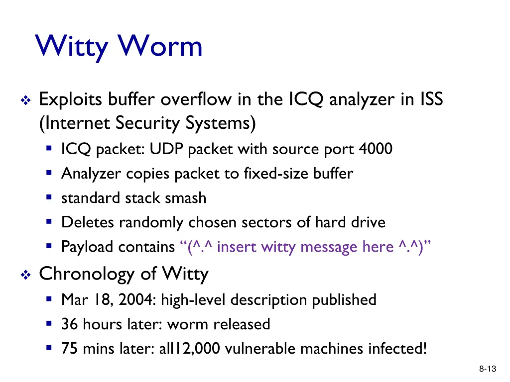 witty worm