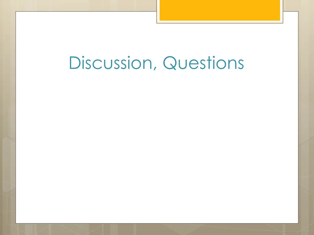 discussion questions