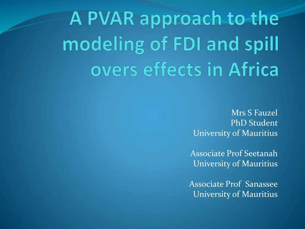 mrs s fauzel phd student