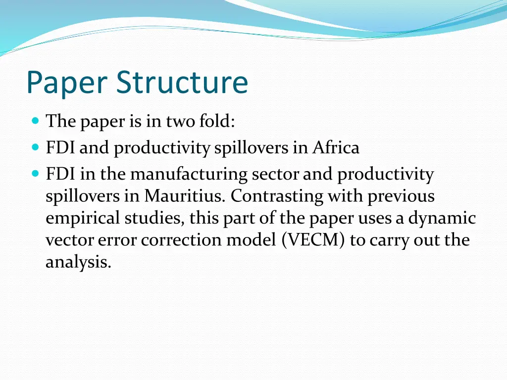 paper structure