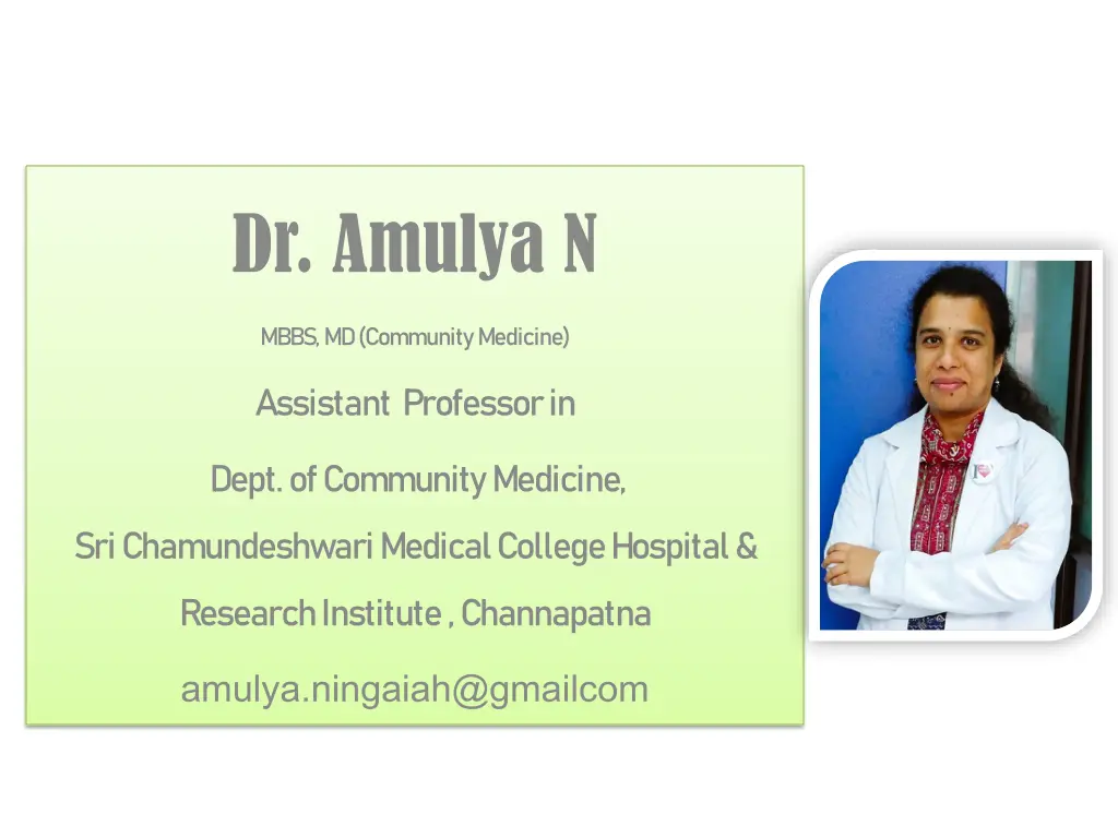 dr amulya n