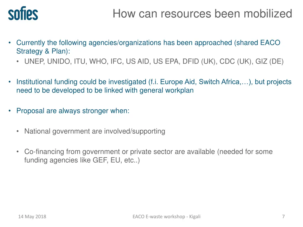 how can resources been mobilized