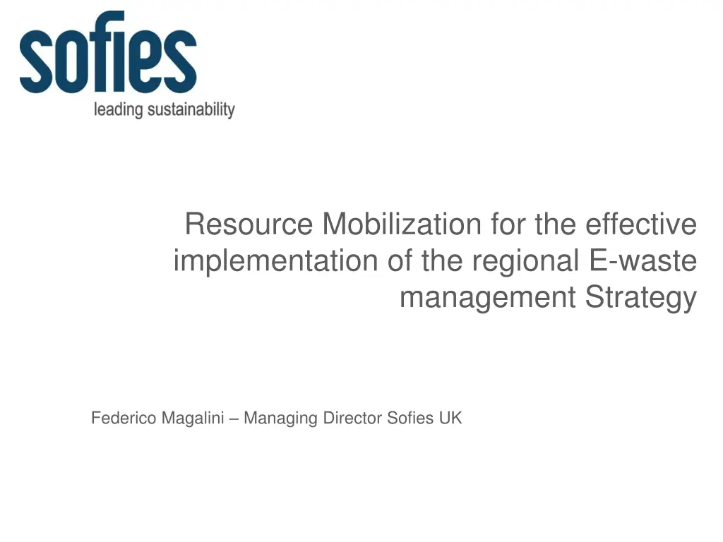 resource mobilization for the effective