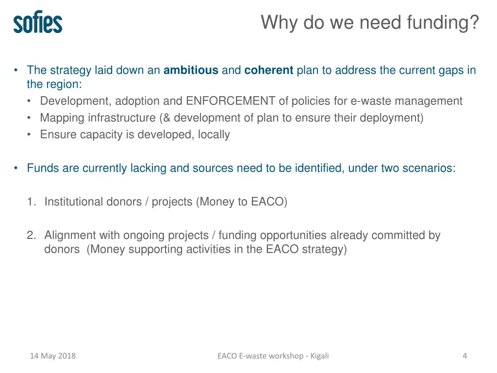 why do we need funding