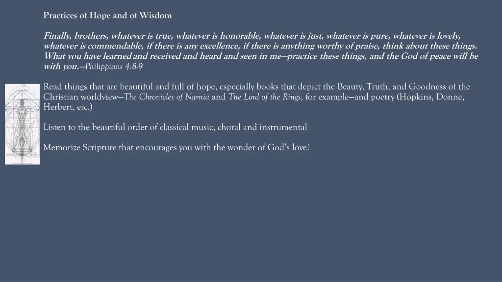 practices of hope and of wisdom