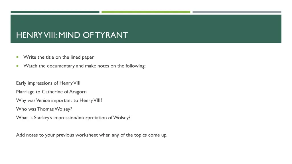 henry viii mind of tyrant