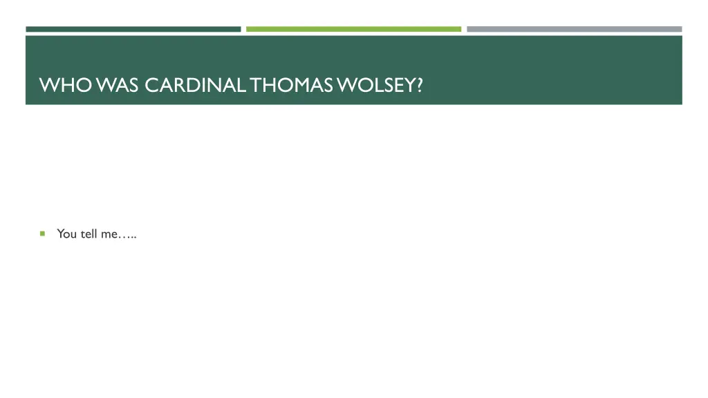 who was cardinal thomas wolsey