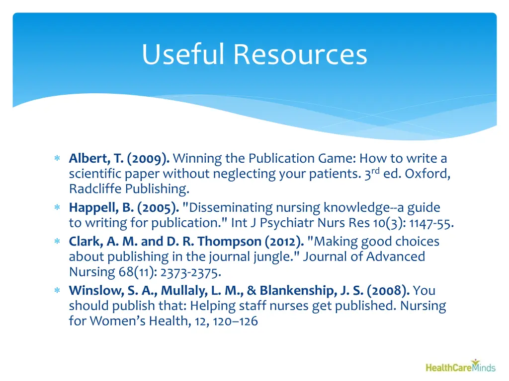 useful resources