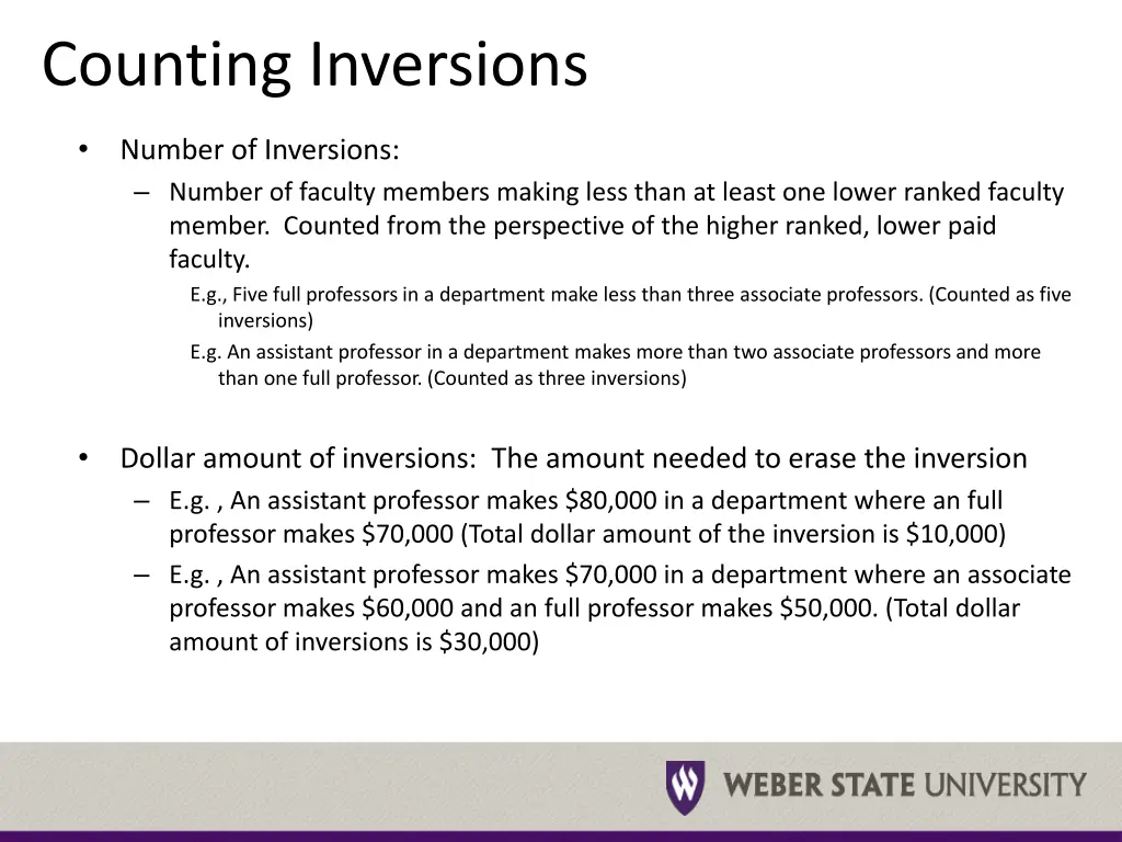 counting inversions