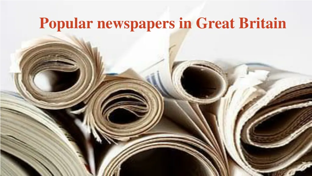 popular newspapers in great britain