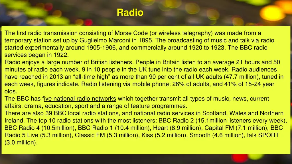 radio