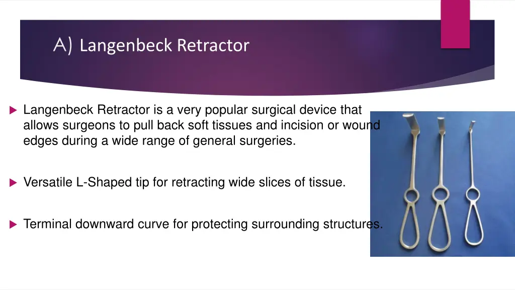 a langenbeck retractor