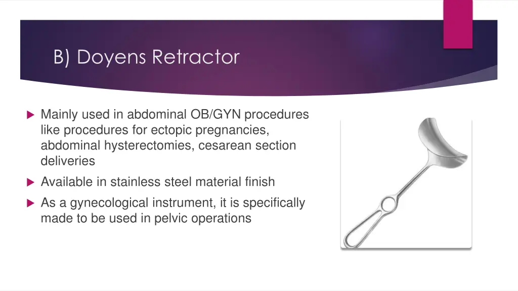 b doyens retractor