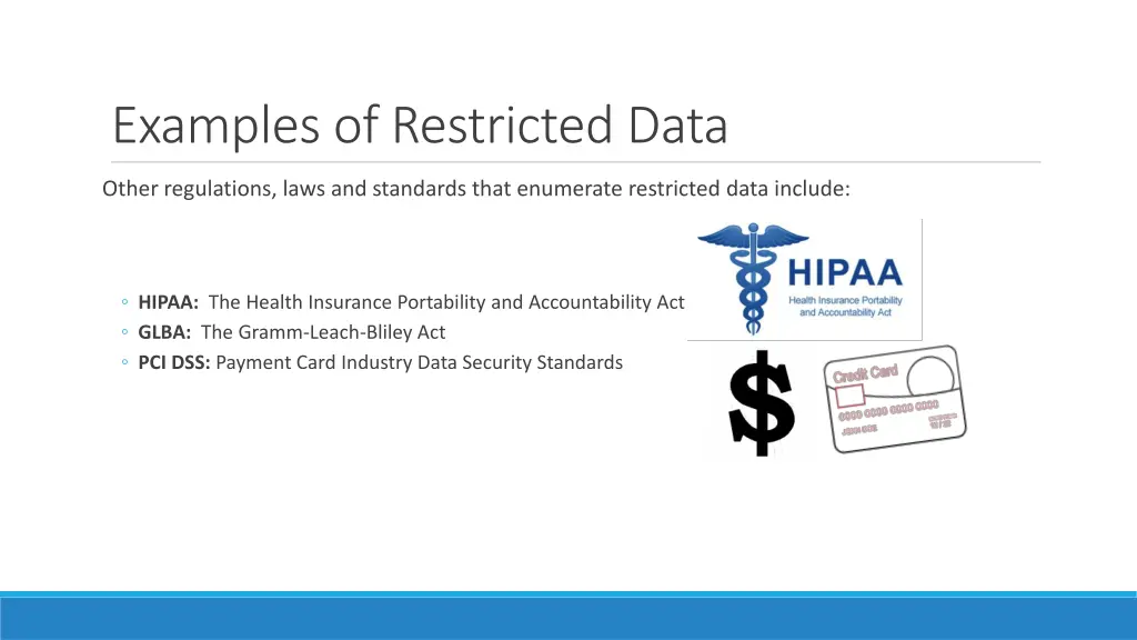 examples of restricted data 2