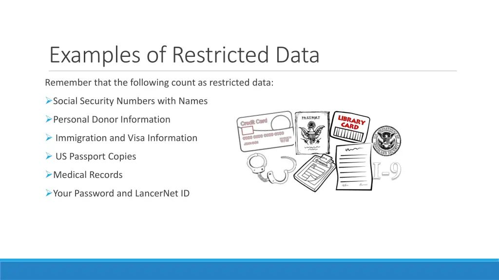 examples of restricted data 3