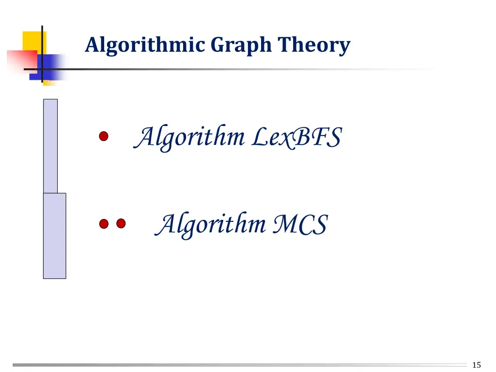 algorithmic graph theory 1