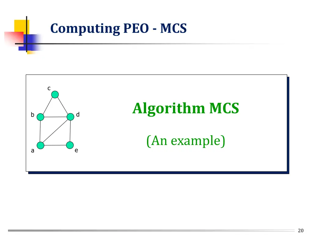 computing peo mcs