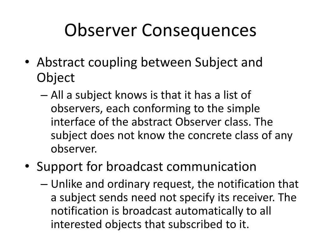 observer consequences 1