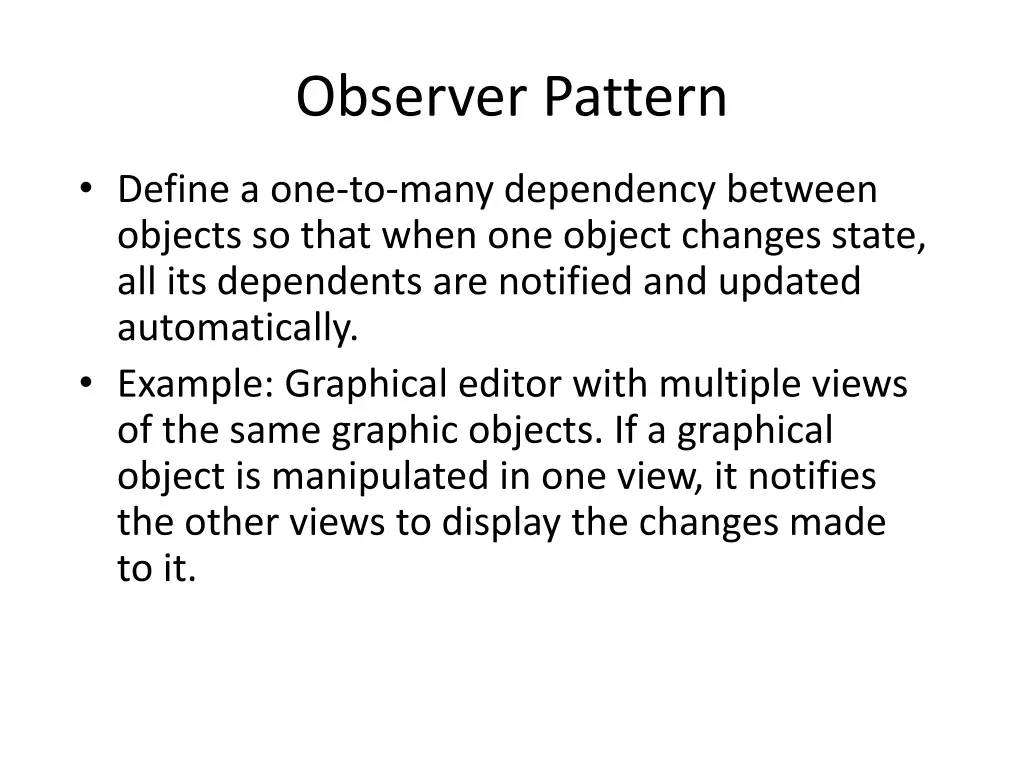 observer pattern