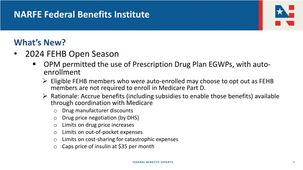 narfe federal benefits institute 2