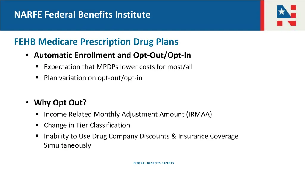narfe federal benefits institute 5