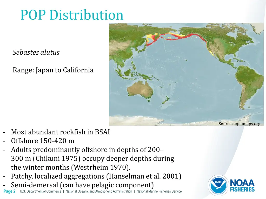 pop distribution