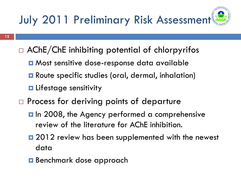july 2011 preliminary risk assessment