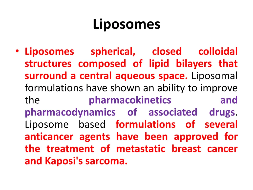 liposomes