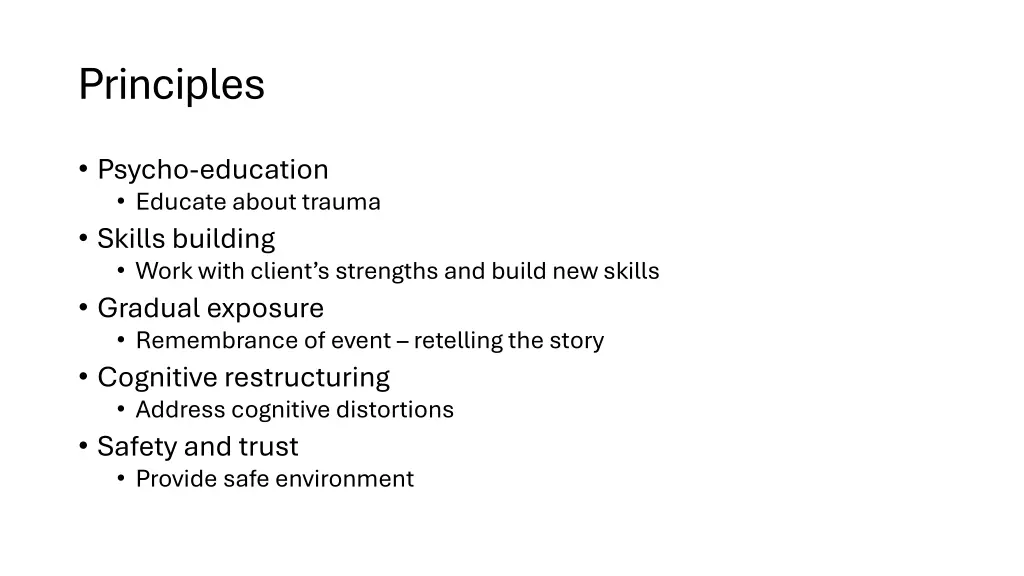 principles