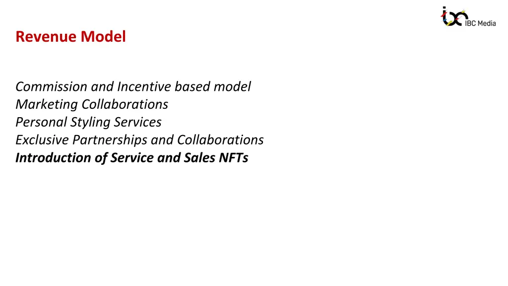 revenue model