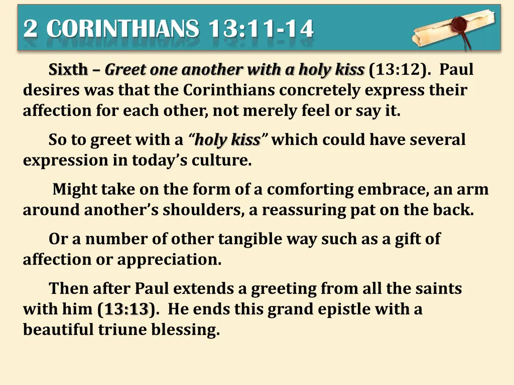 2 corinthians 13 11 14 4