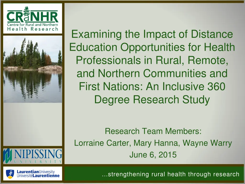 examining the impact of distance education