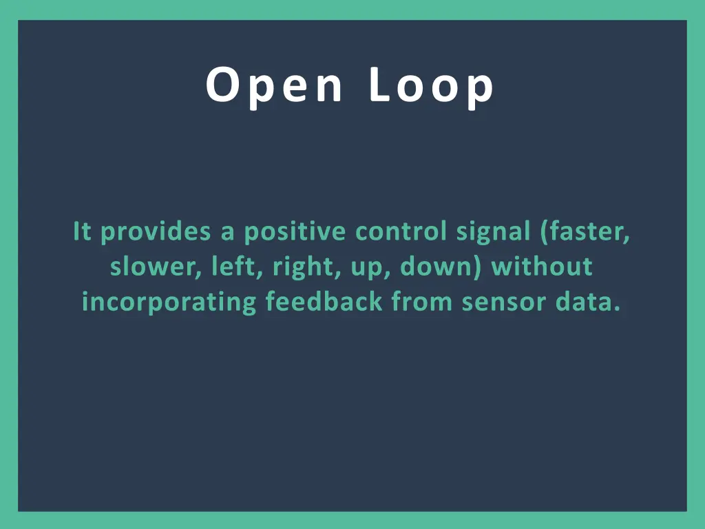 open loop