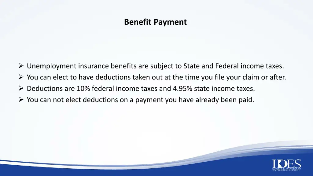 benefit payment 1